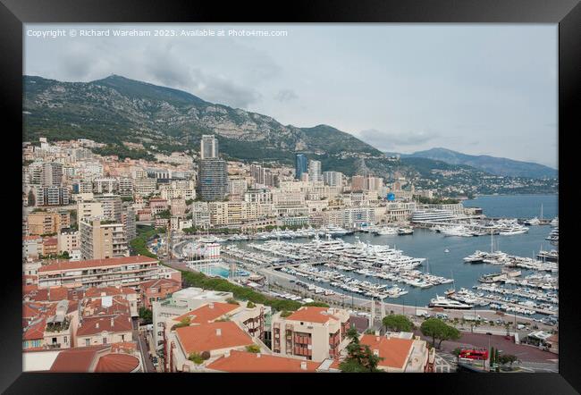 Monaco Framed Print by Richard Wareham
