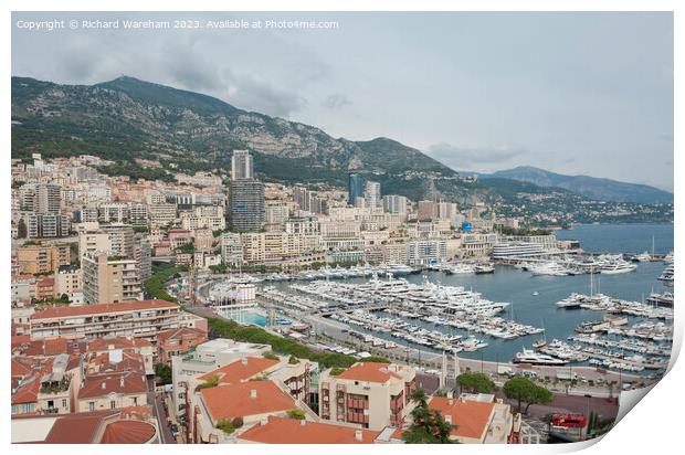 Monaco Print by Richard Wareham