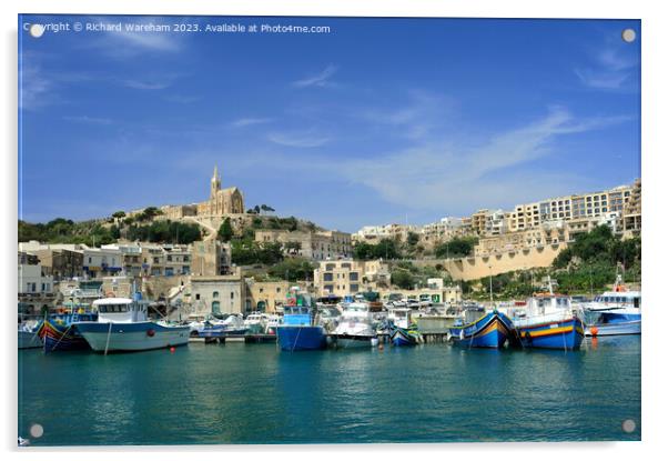 Gozo Acrylic by Richard Wareham