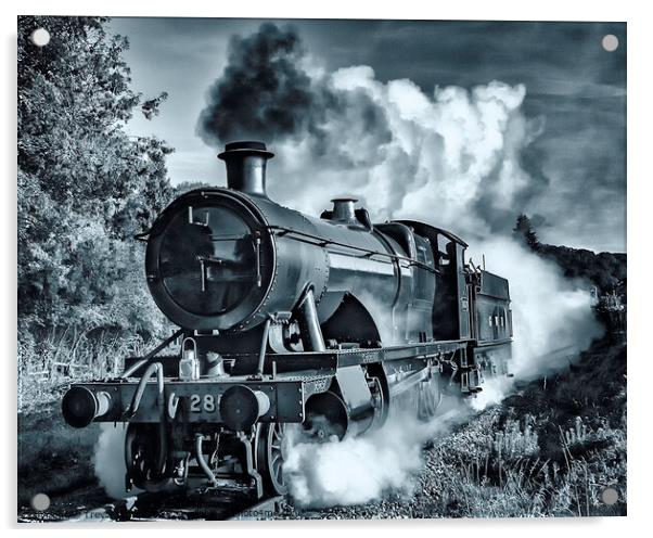 Timeless Journey: GWR 2857 Steam Locomotive Acrylic by Trevor Camp