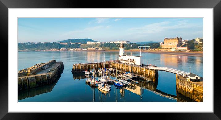 Scarborough Lighthouse North Yorkshire Coast Framed Mounted Print by Tim Hill
