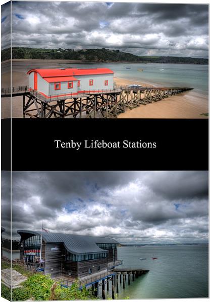 Tenby Lifeboat Stations Canvas Print by Steve Purnell