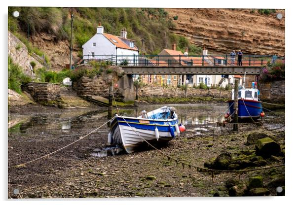 Staithes, North Yorkshire Acrylic by Chris Yaxley