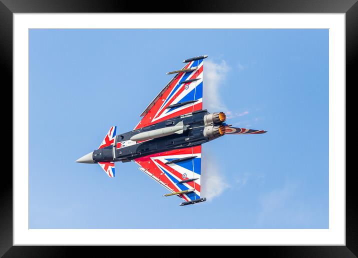 Blackjact Typhoon turning with reheat Framed Mounted Print by Jason Wells