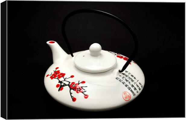 Japanese teapot Canvas Print by Fabrizio Troiani