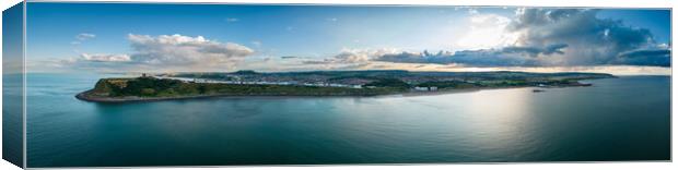 Scarborough North Bay Panorama Canvas Print by Apollo Aerial Photography