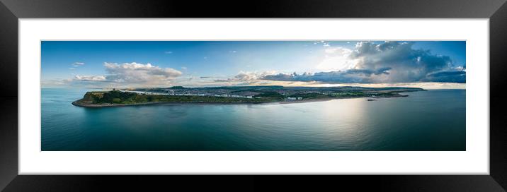 Scarborough North Bay Panorama Framed Mounted Print by Apollo Aerial Photography