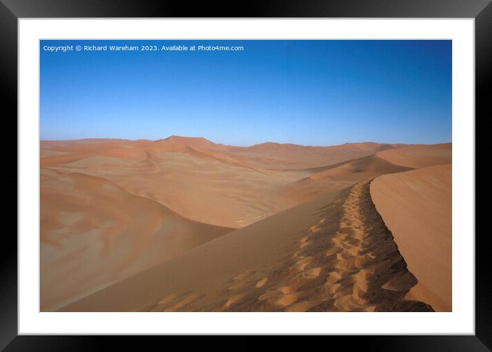 Sossusvlei Framed Mounted Print by Richard Wareham