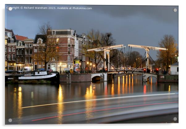 River Amstel  Acrylic by Richard Wareham