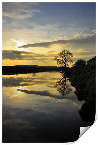 Crook O' Lune Reflections Print by Jason Connolly
