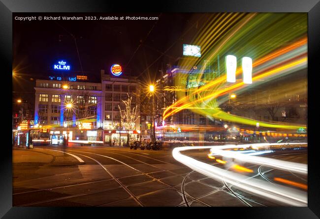 Leidseplein Framed Print by Richard Wareham