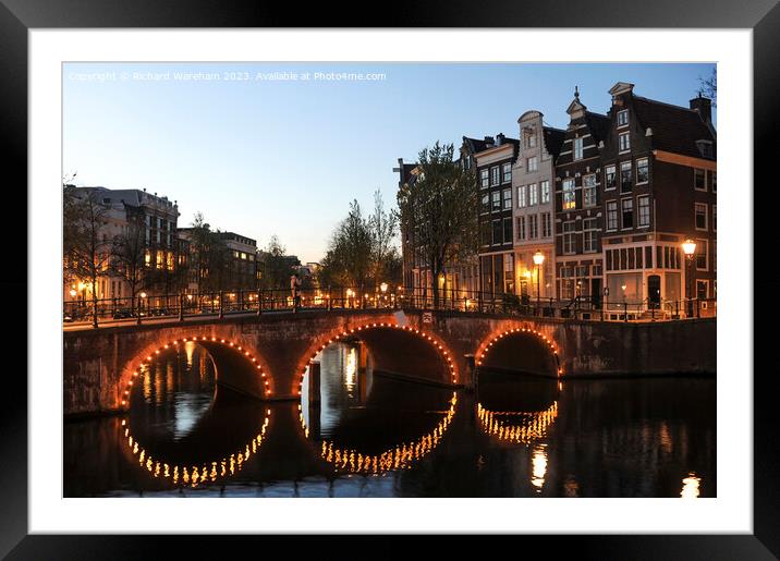 Amsterdam The Netherlands Framed Mounted Print by Richard Wareham