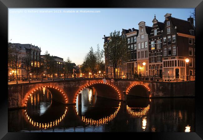 Amsterdam The Netherlands Framed Print by Richard Wareham