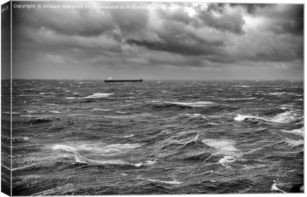 North Sea storm Canvas Print by Richard Wareham