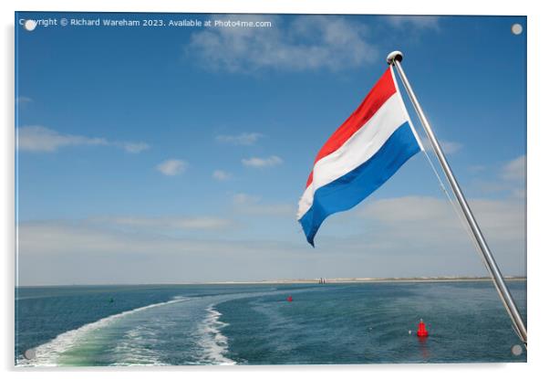 Wadden Sea Friesland Acrylic by Richard Wareham