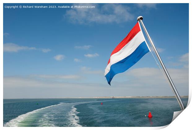 Wadden Sea Friesland Print by Richard Wareham
