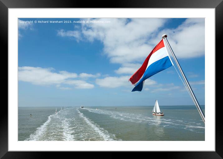 Wadden Sea Friesland Framed Mounted Print by Richard Wareham