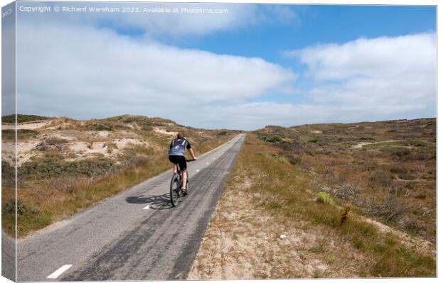 LF1 long distance cycle route Canvas Print by Richard Wareham