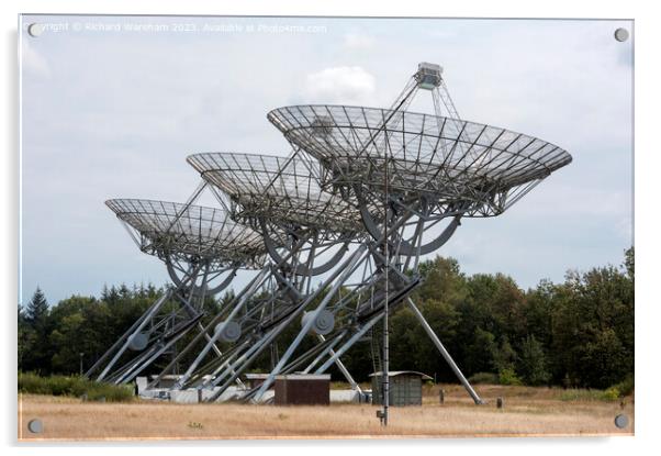 Westerbork Synthesis Radio Telescope Acrylic by Richard Wareham