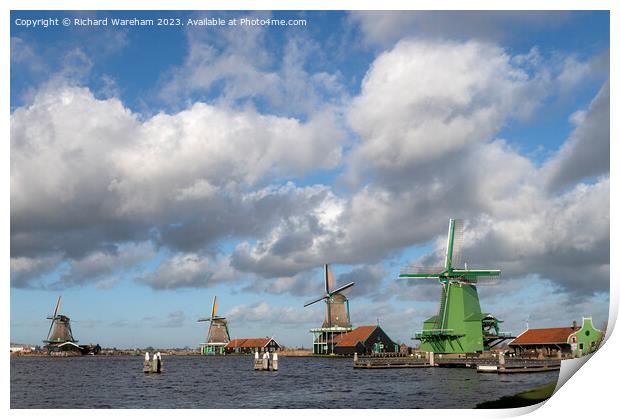 Zaanse Schans Print by Richard Wareham