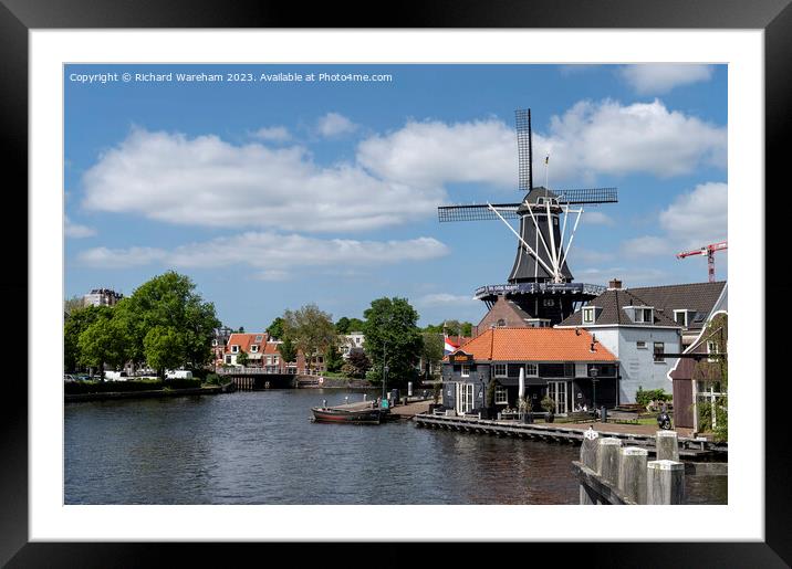 River Spaarne  Framed Mounted Print by Richard Wareham