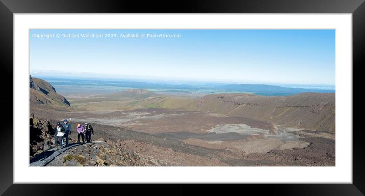 Tongariro National Park Framed Mounted Print by Richard Wareham
