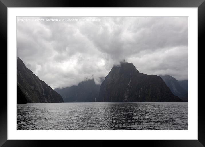 Milford Sound New Zealand Framed Mounted Print by Richard Wareham