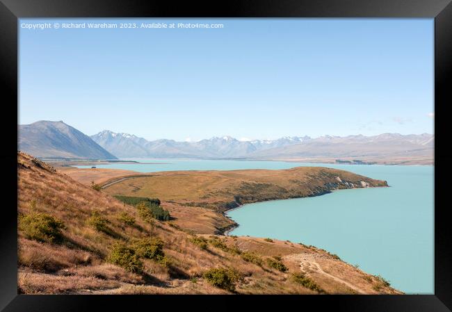 Lake Tekapo New Zealand  Framed Print by Richard Wareham