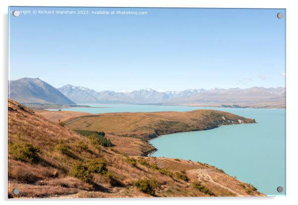 Lake Tekapo New Zealand  Acrylic by Richard Wareham