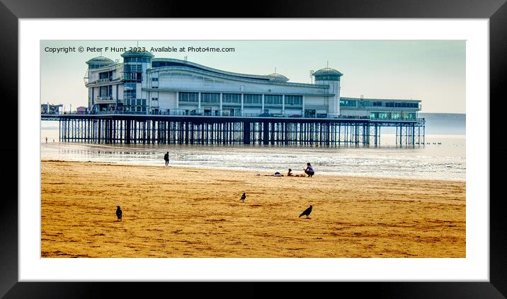 Tranquility On The Beach Framed Mounted Print by Peter F Hunt