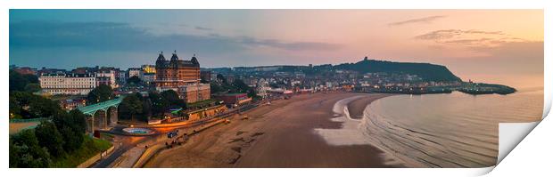 Scarborough South Bay Panoramic Print by Tim Hill