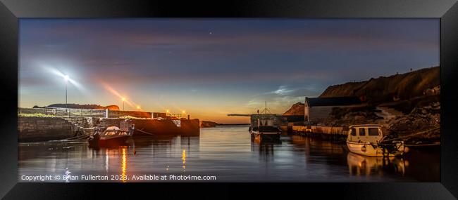 Ballintoy Harbour Framed Print by Brian Fullerton
