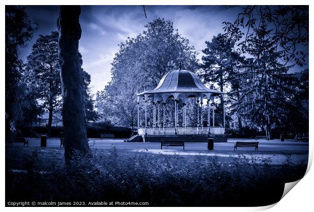 band stand Print by malcolm james