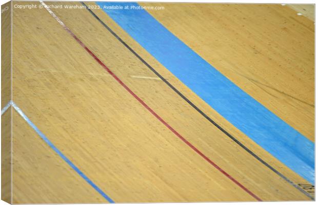  GV General view track, velodrome. Canvas Print by Richard Wareham
