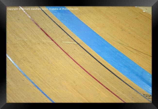  GV General view track, velodrome. Framed Print by Richard Wareham