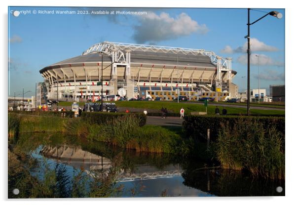 Amsterdam Arena Stadium, Acrylic by Richard Wareham