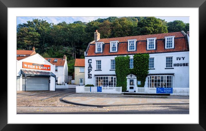 Scarborough Seafront Ivy House Cafe Framed Mounted Print by Tim Hill