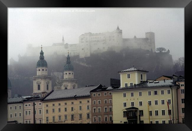  Festung Hohensalzburg Salzburg Framed Print by Richard Wareham