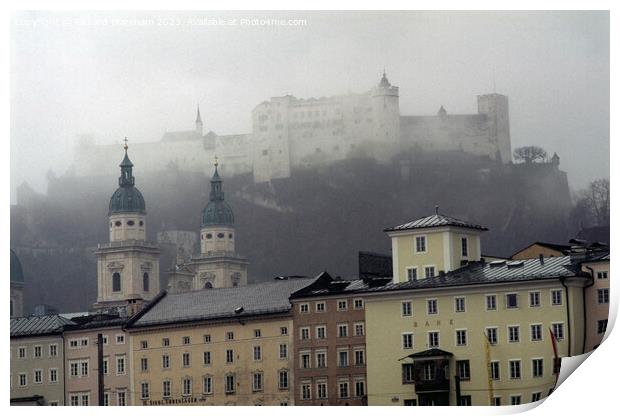  Festung Hohensalzburg Salzburg Print by Richard Wareham