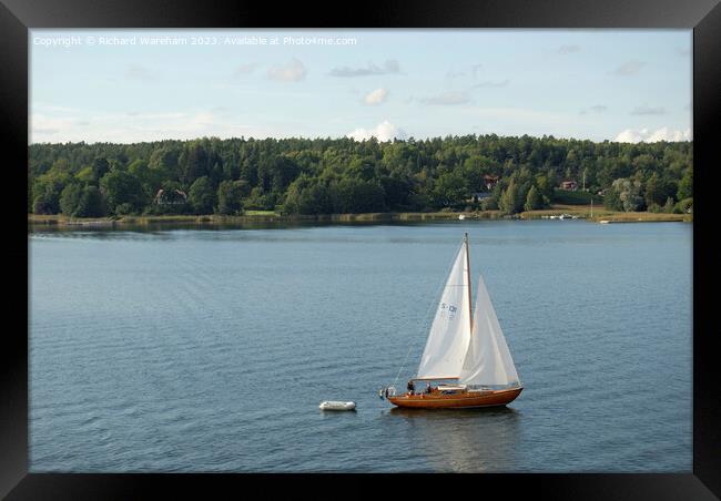 Stockholm Archipelago.  Framed Print by Richard Wareham