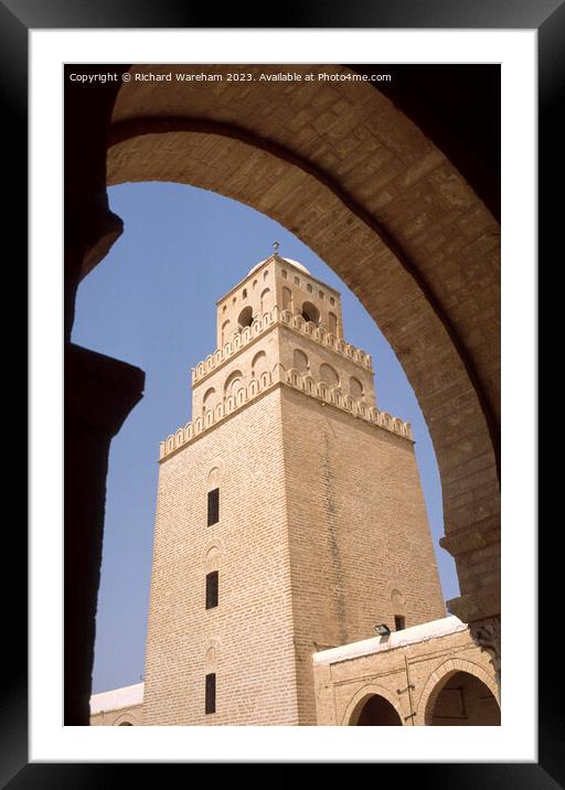 Great Mosque Kairouan Framed Mounted Print by Richard Wareham