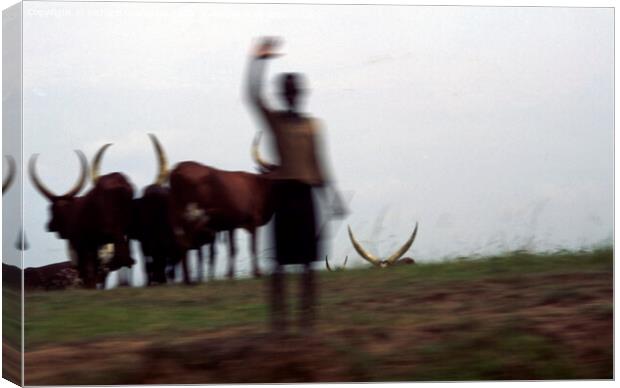 Cowboy Uganda Canvas Print by Richard Wareham