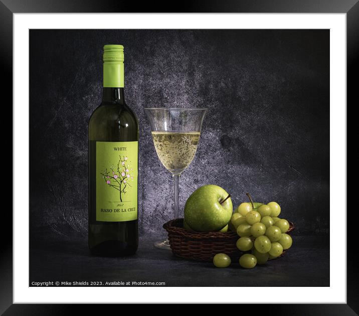 Seductive Ensemble of Vinous Delights Framed Mounted Print by Mike Shields