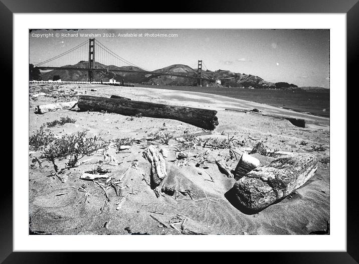 Golden Gate Bridge Framed Mounted Print by Richard Wareham