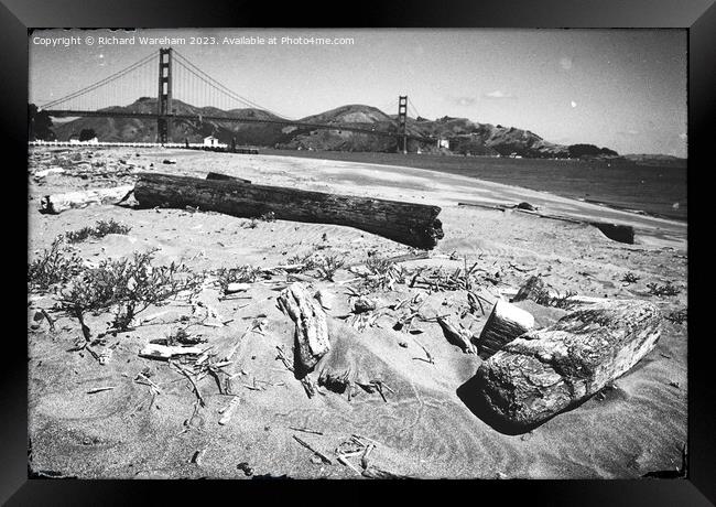 Golden Gate Bridge Framed Print by Richard Wareham