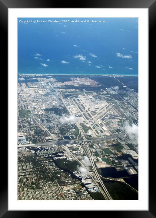 Fort Lauderdale Airport Framed Mounted Print by Richard Wareham