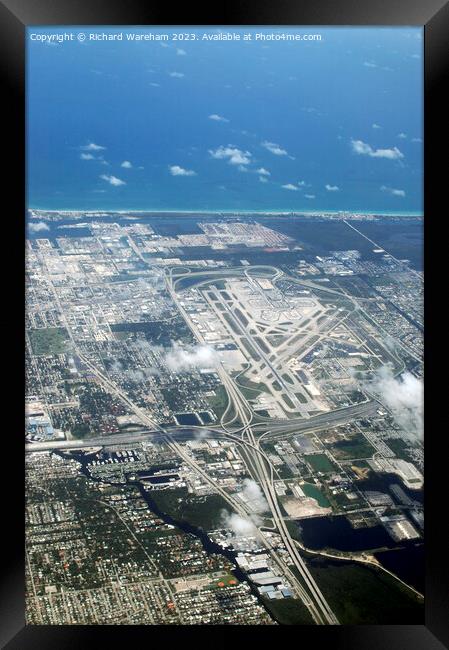 Fort Lauderdale Airport Framed Print by Richard Wareham