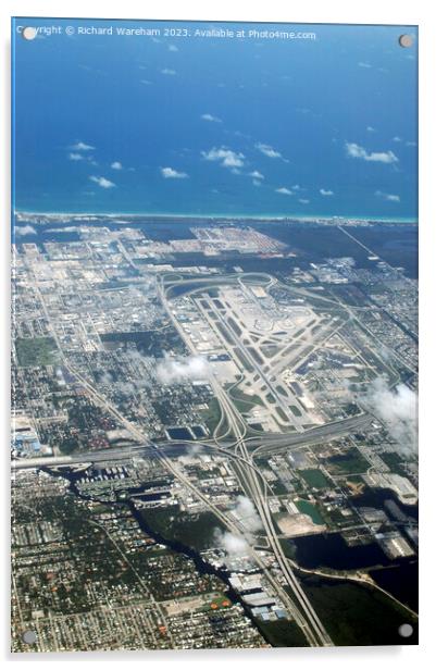 Fort Lauderdale Airport Acrylic by Richard Wareham