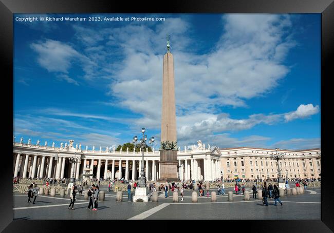 St Peters Square Framed Print by Richard Wareham