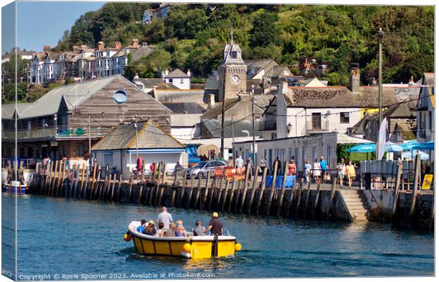 The ferry across the River Looe Canvas Print by Rosie Spooner